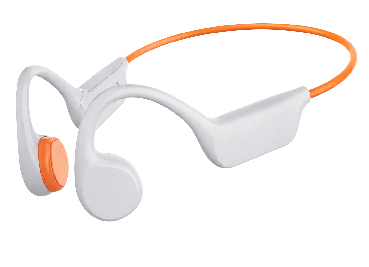 SwimBeats Weiss/Orange